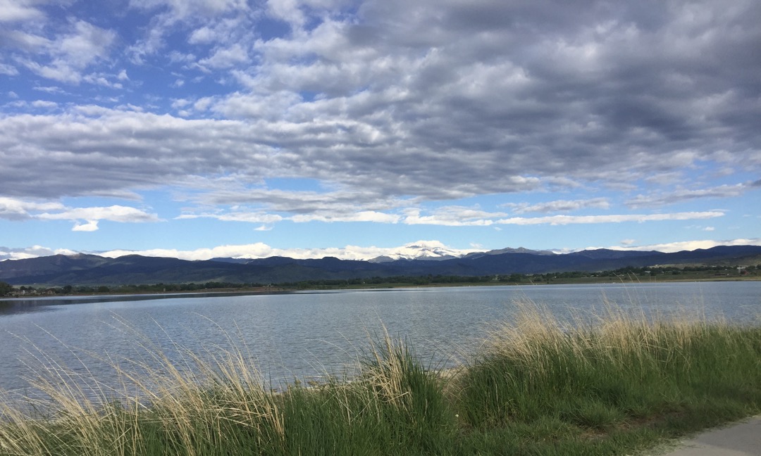 Jogging view at Lake MacIntosh