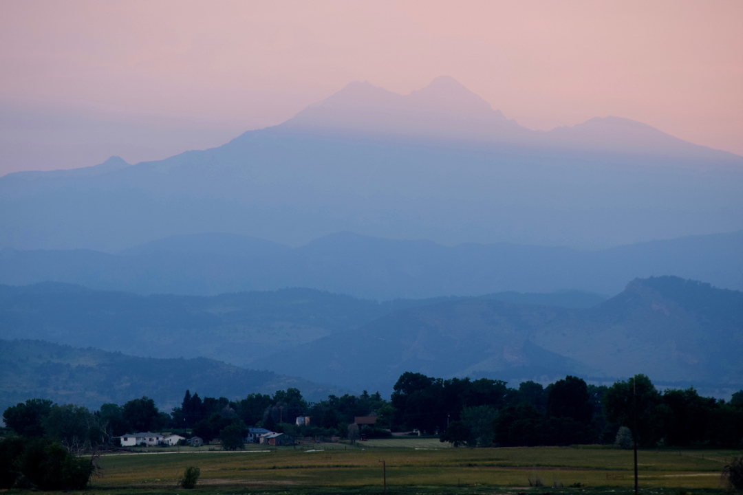 Pink and blue