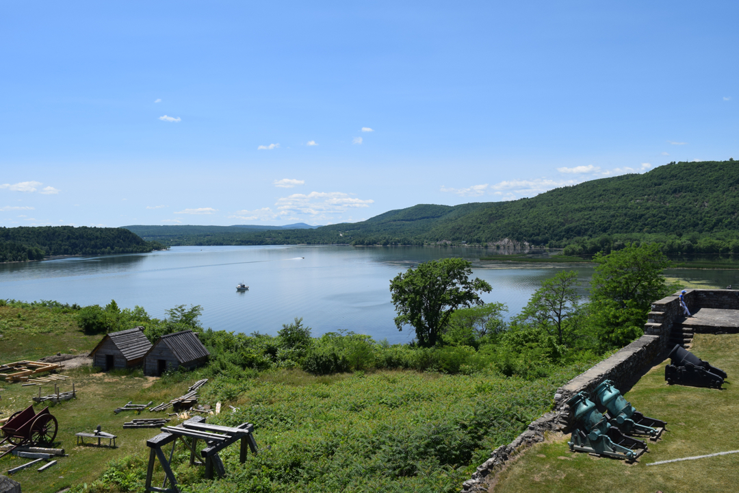 Looking out to Lake Champlain from Fort Ticonderoga