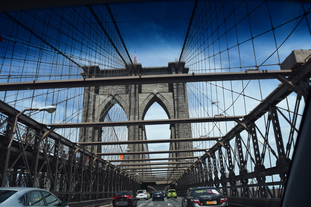 Crossing the Brooklyn Bridge