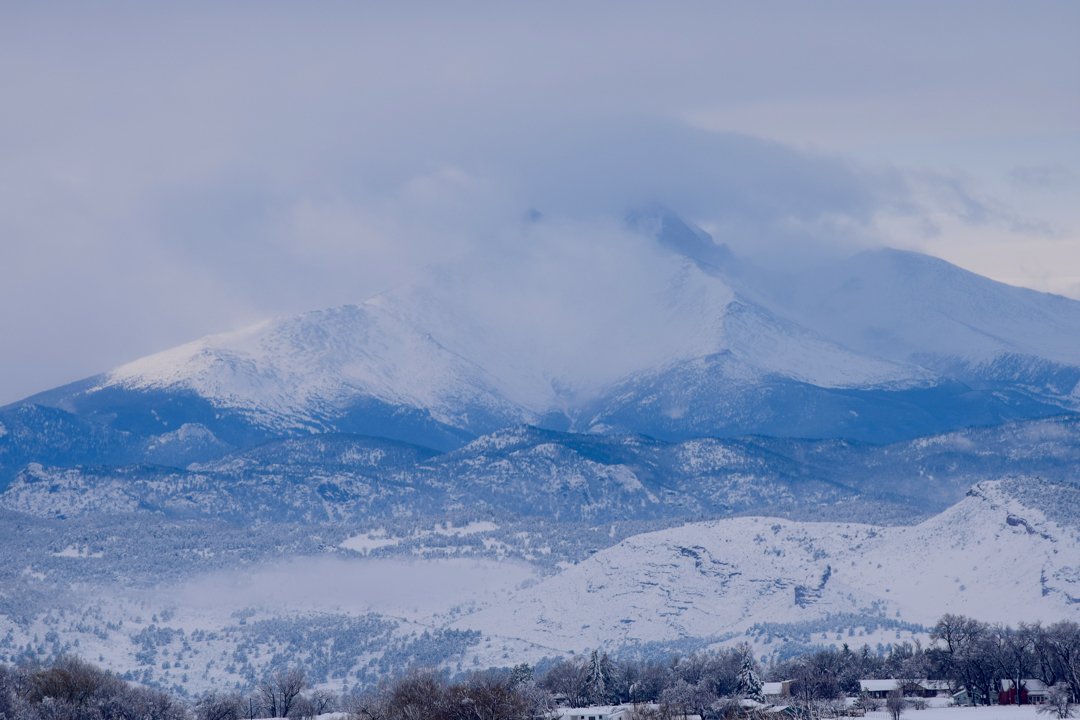 Still snowing on Meeker