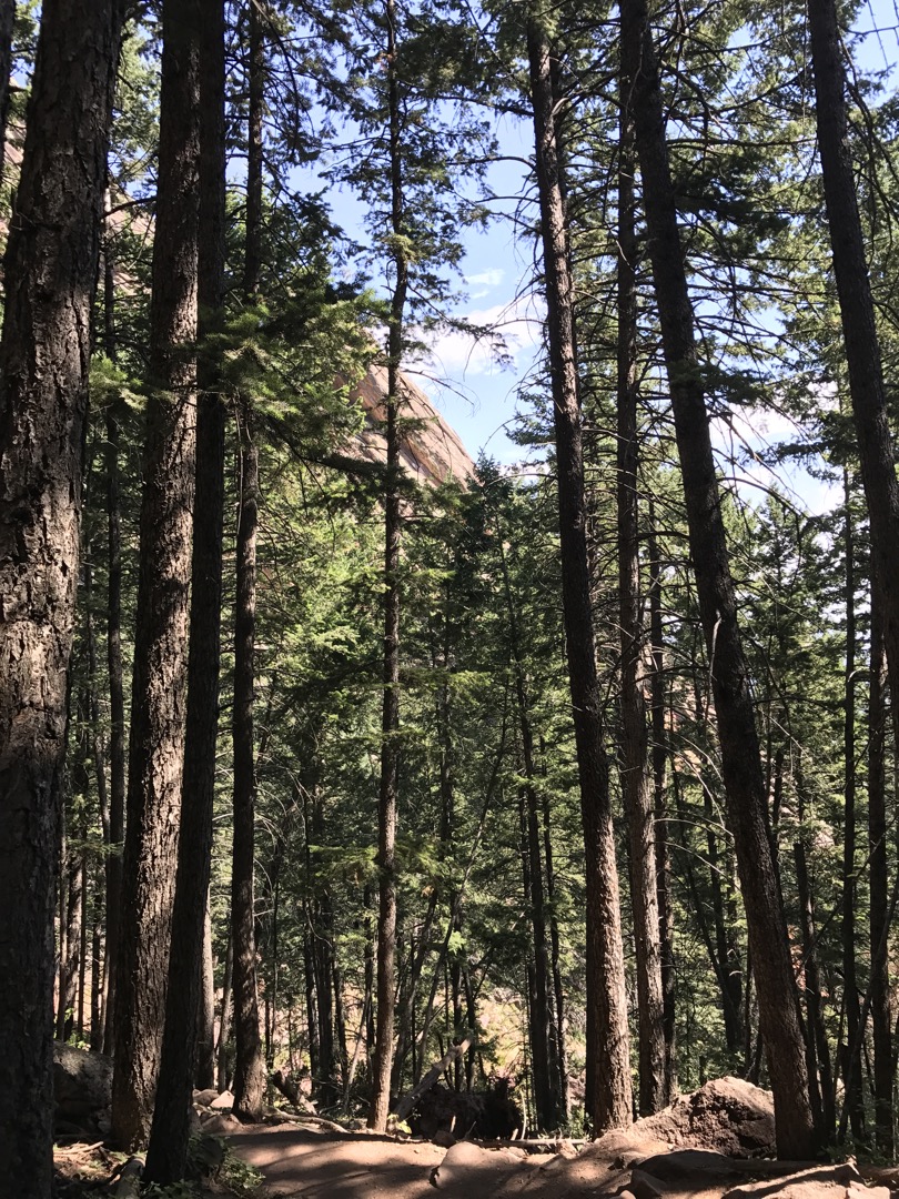 Flatirons through the Royal Arch trail