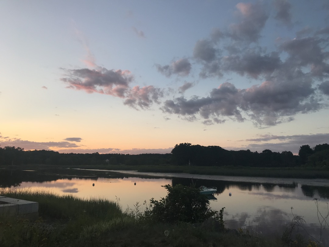 Sunset on the Parkway in Exeter, NH