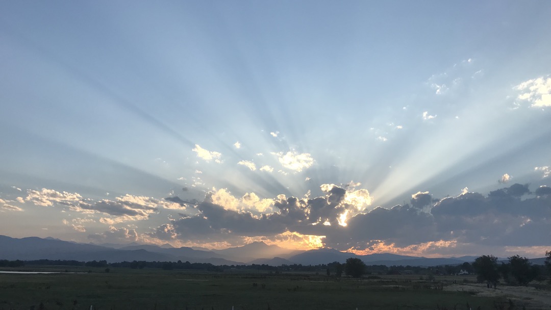 Crepuscular rays