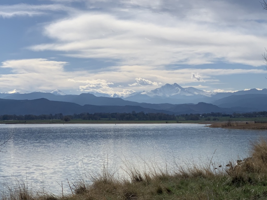 April evening at MacIntosh Lake