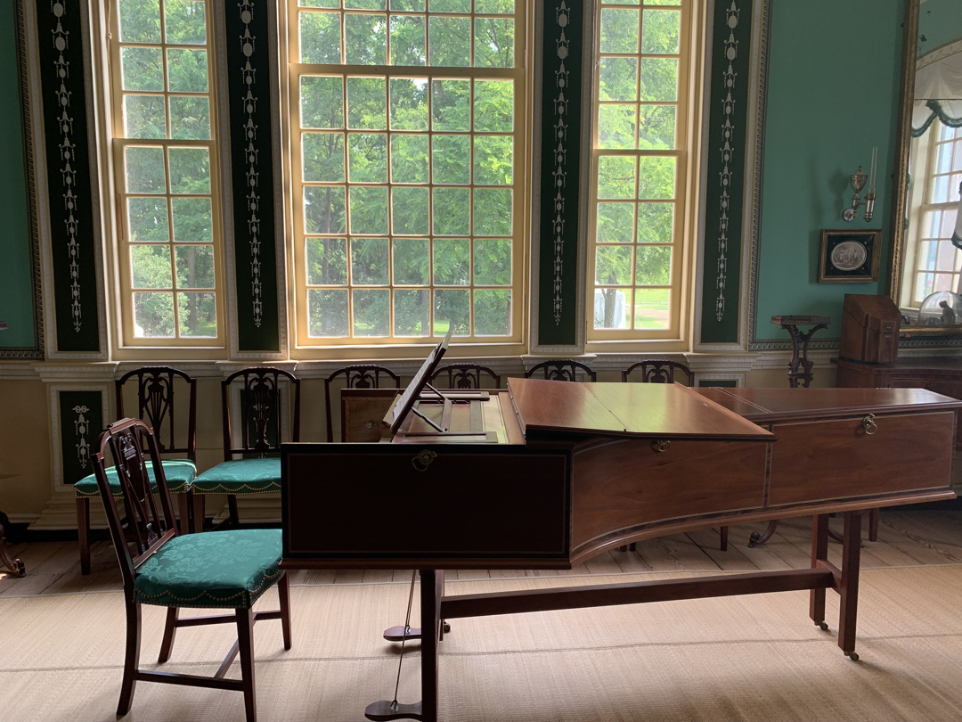 The parlor at Mount Vernon