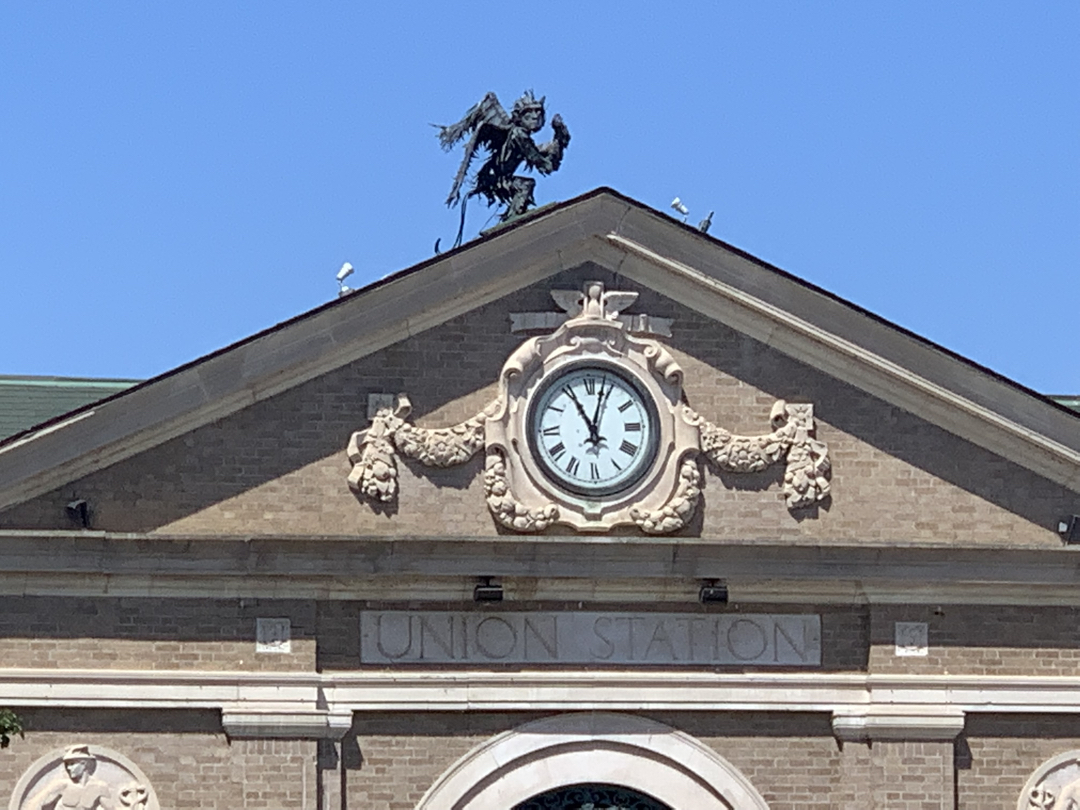 Fallen angel at Burlington, Vermont