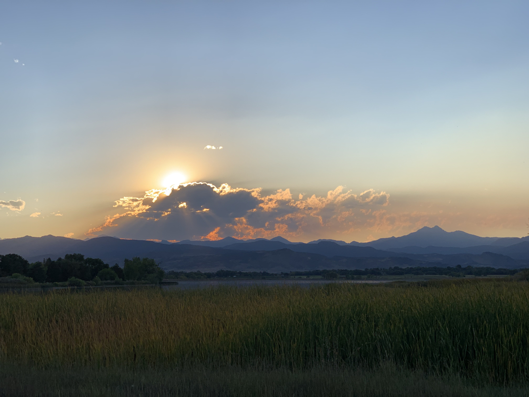 Sunset rays