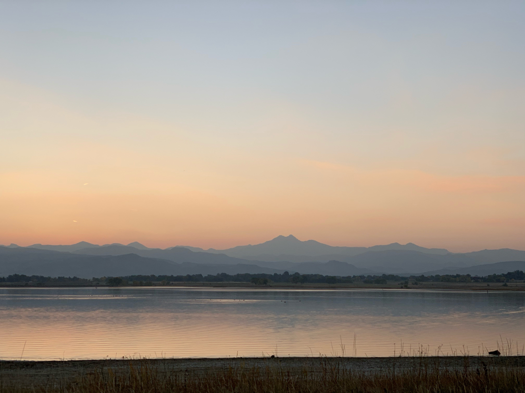 Sunset over MacIntosh Lake