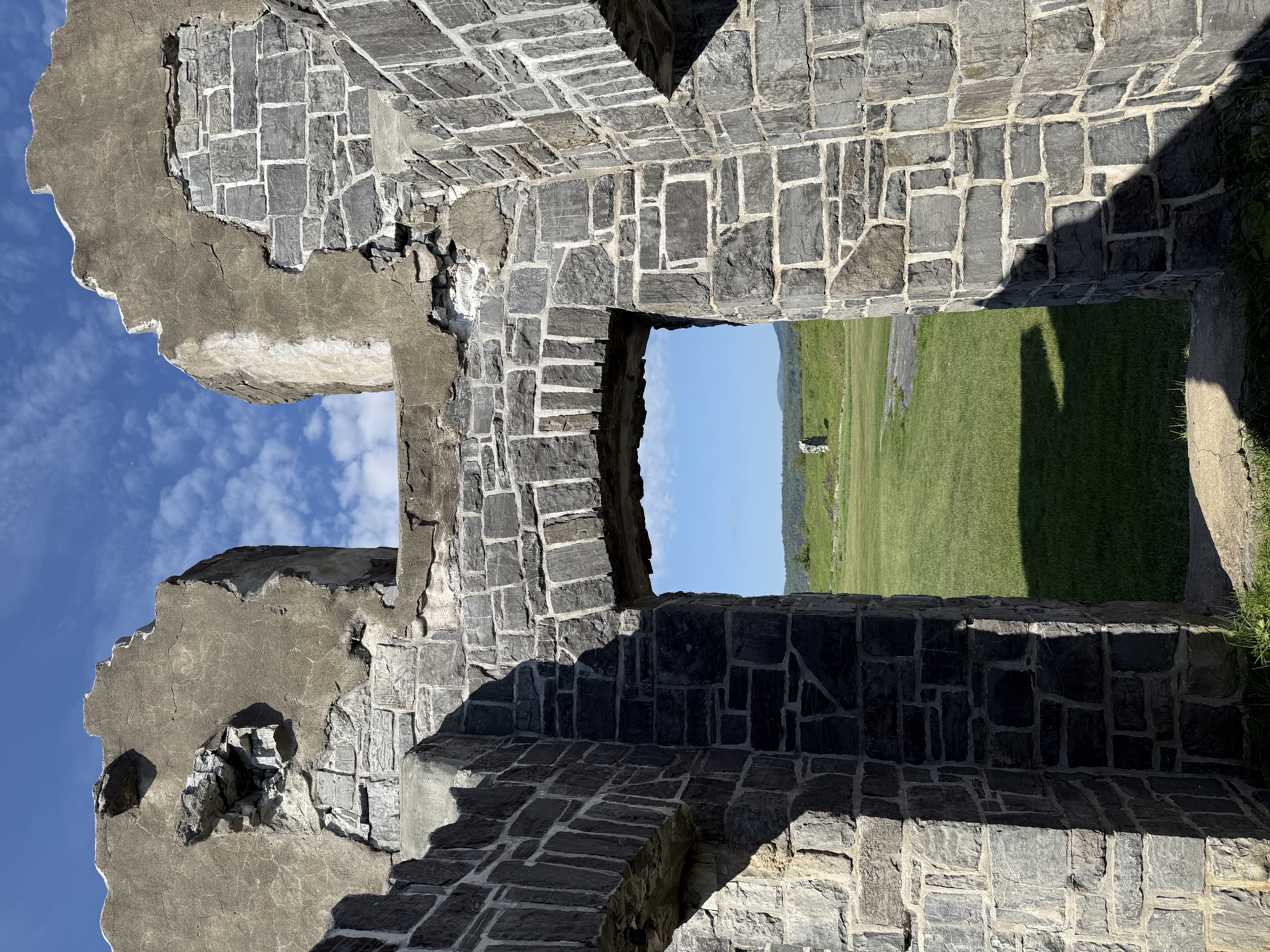 Inside the fort