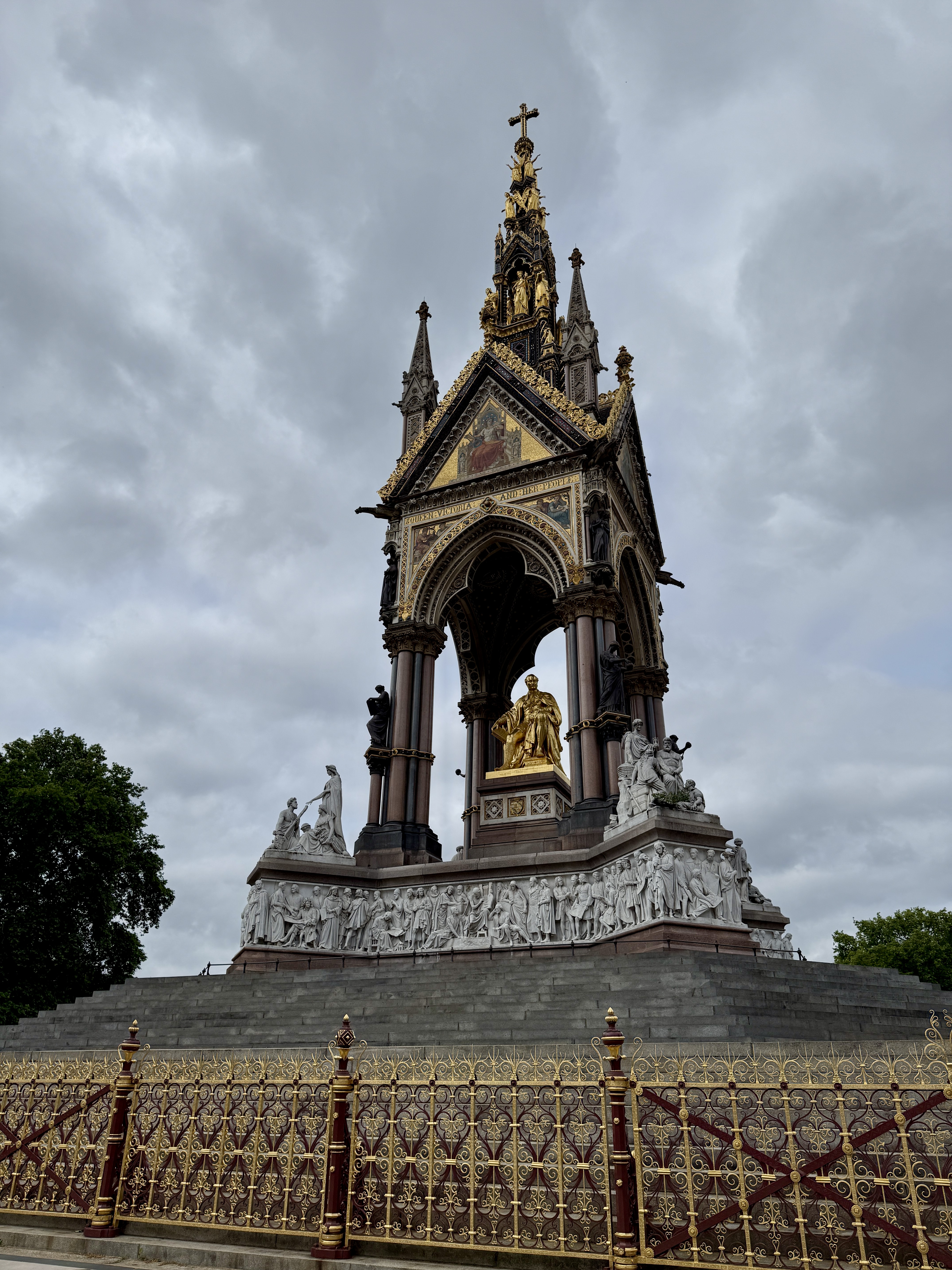 The Albert Memorial in Kensington Gardens