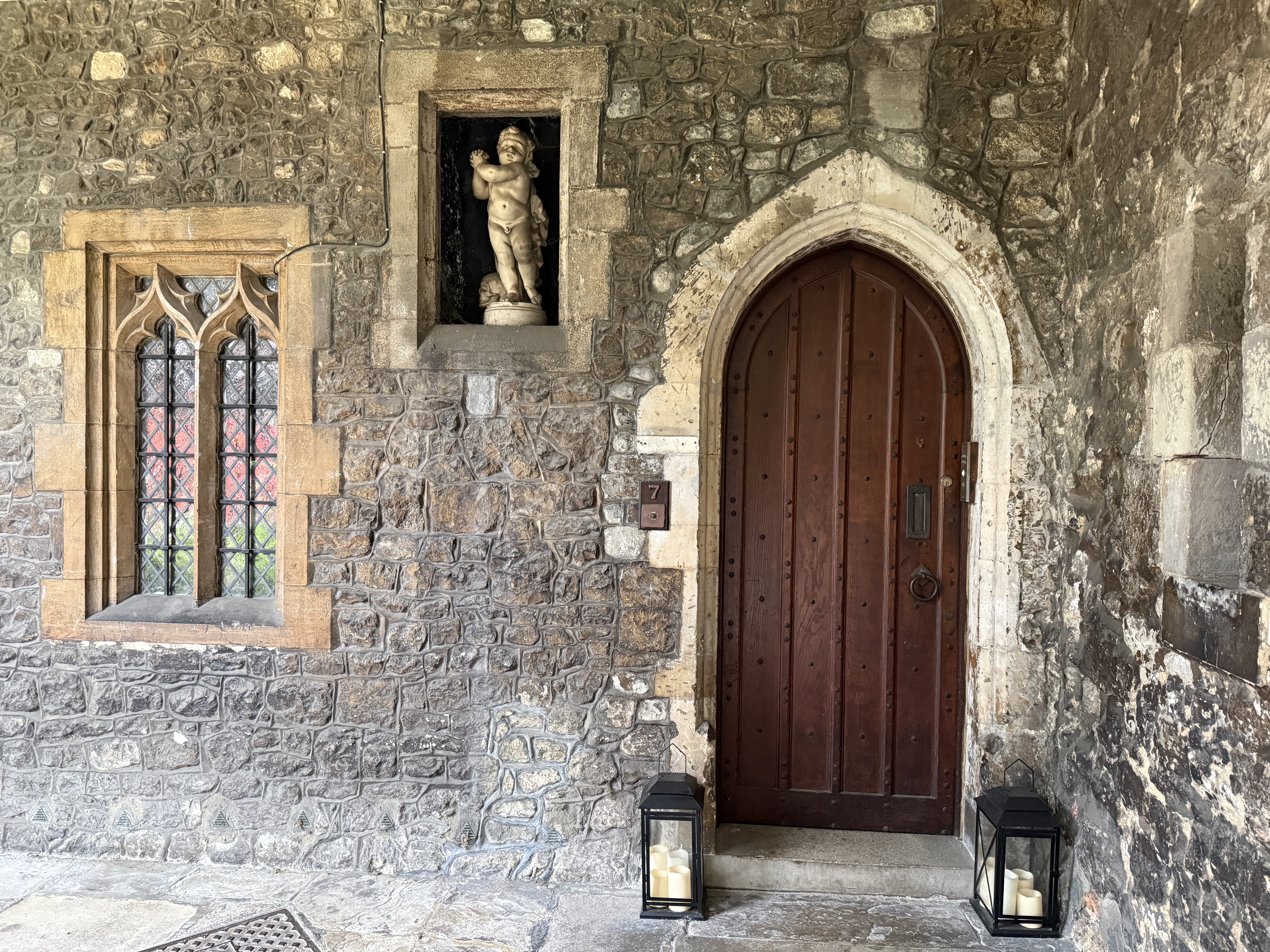 Residence door at Westminster Abbey