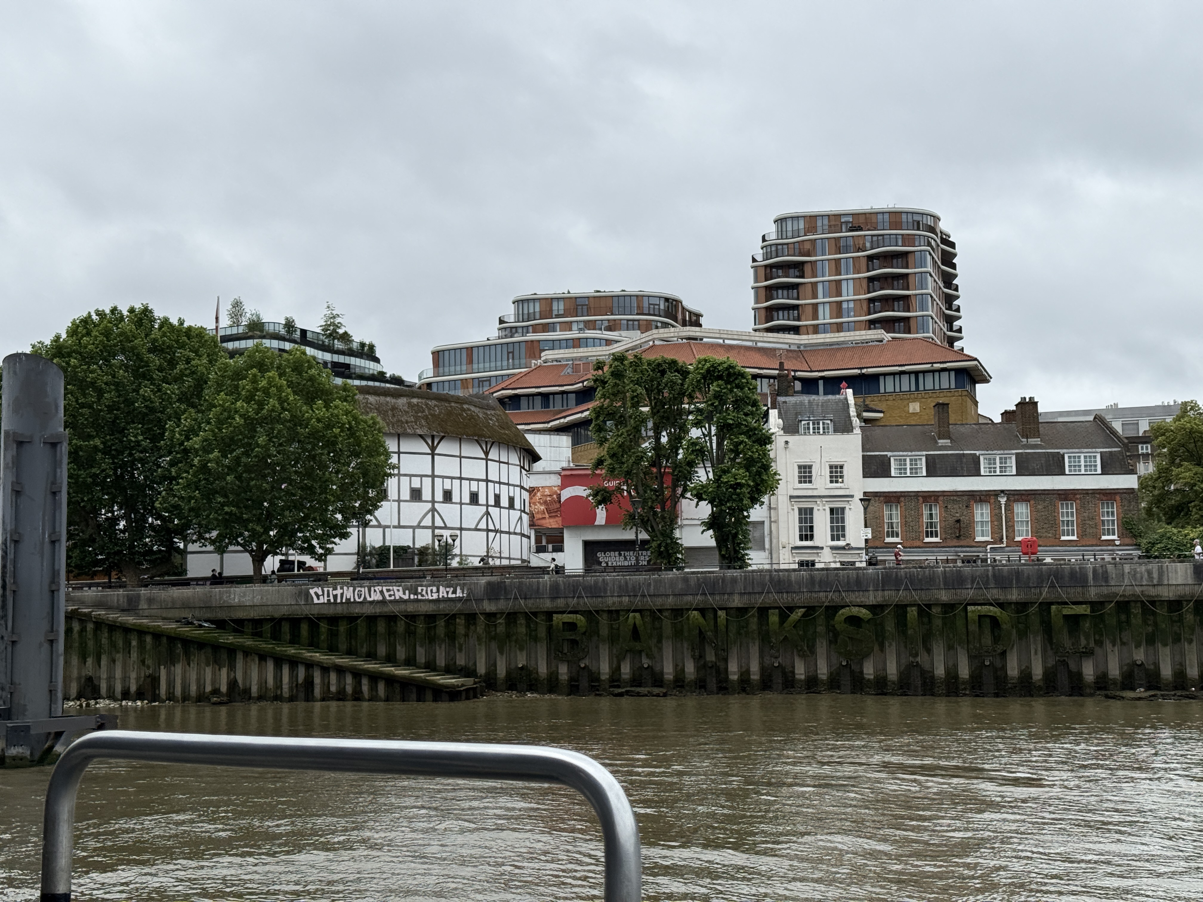 Watermen's stairs near The Globe at Bankside