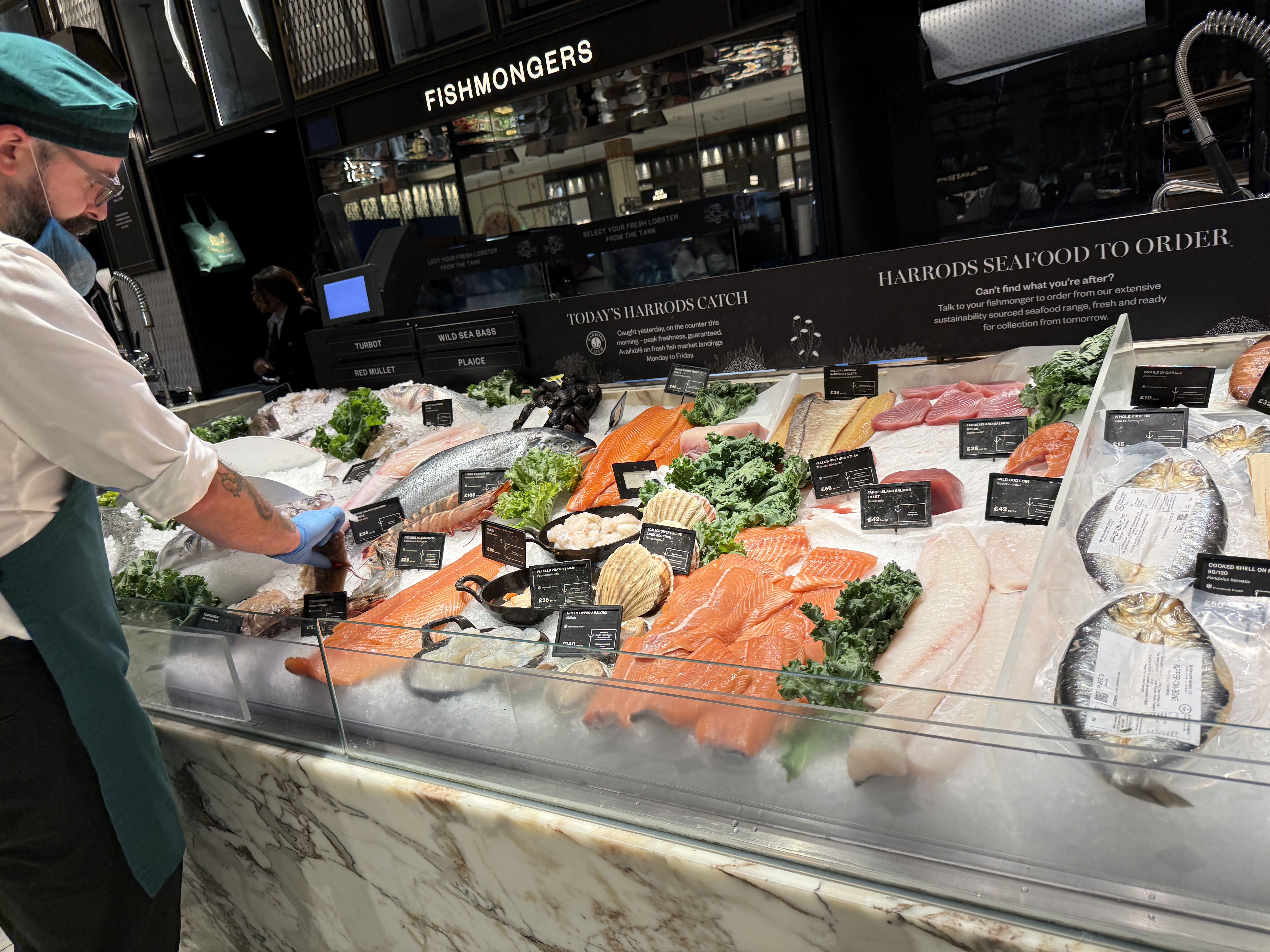 Fishmongers at Harrods