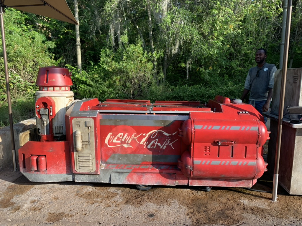 Coke droid at Hollywood Studios