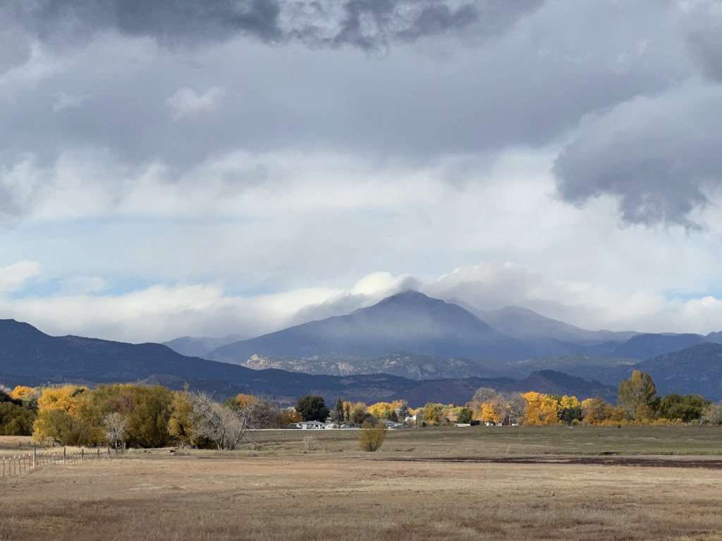 Snow in the mountains