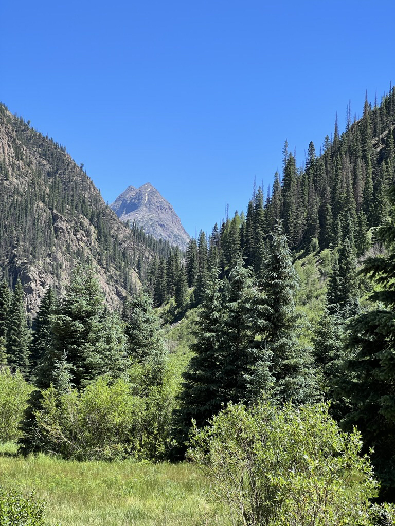 The view leaving Silverton