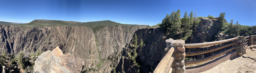 Panoramic of Gunnison Point