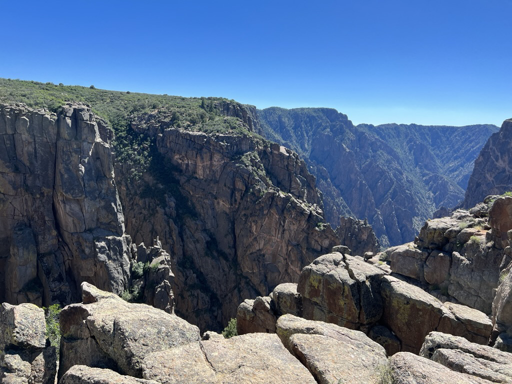 Looking across the canyon