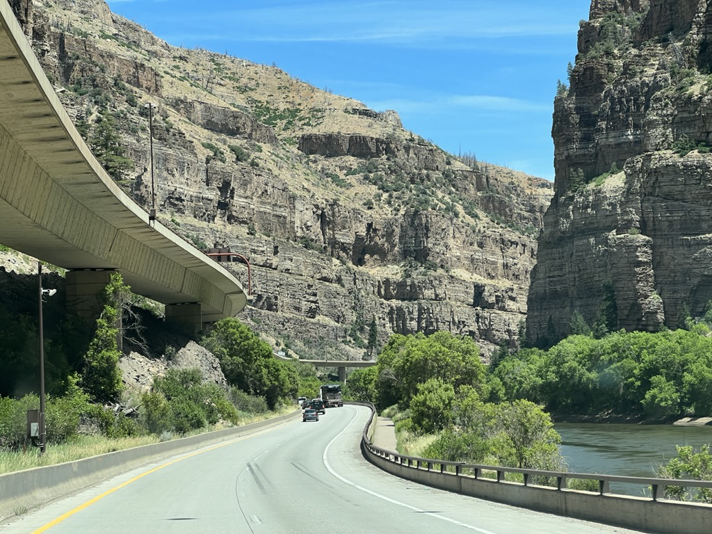 Glenwood Canyon and the Colorado River