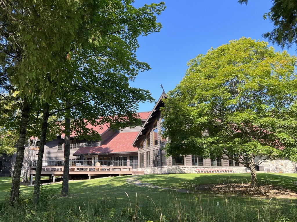 The main building at Bjorklunden