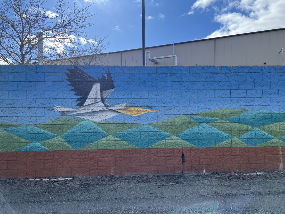 Paper Wings Mural 1