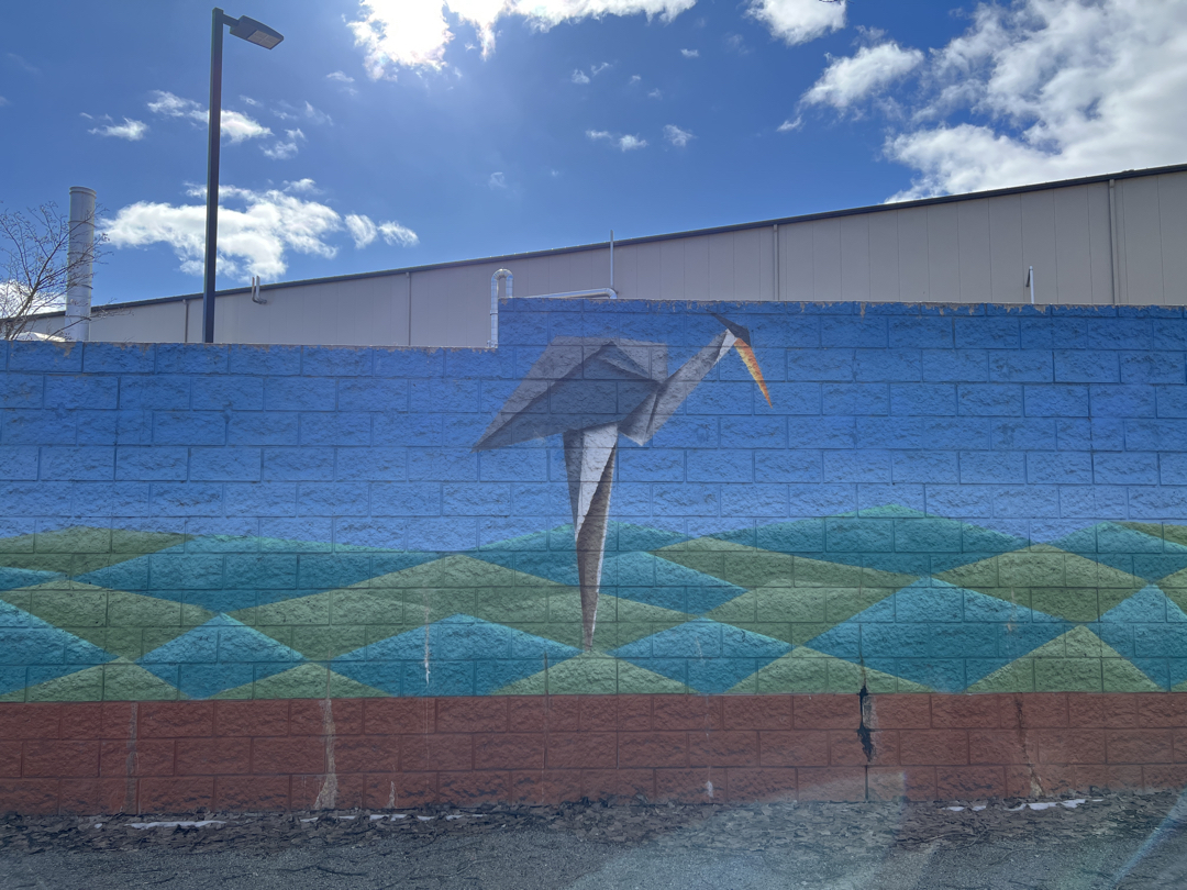 Paper Wings Mural 2
