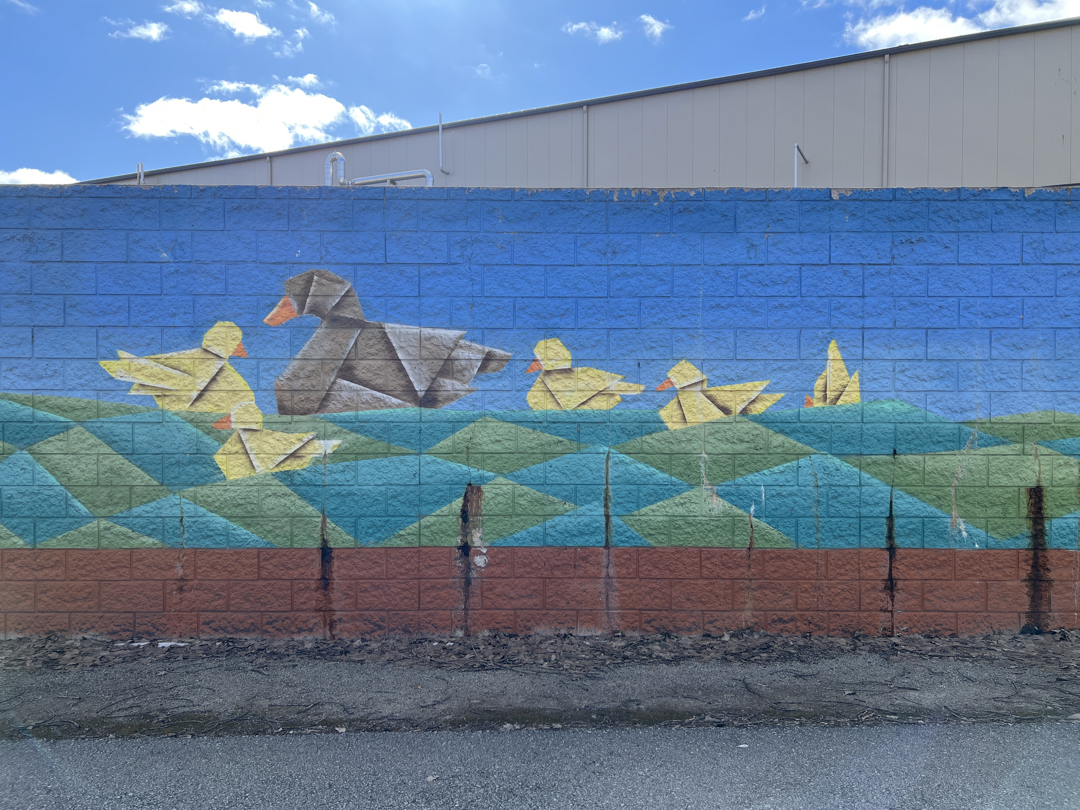 Paper Wings Mural 3