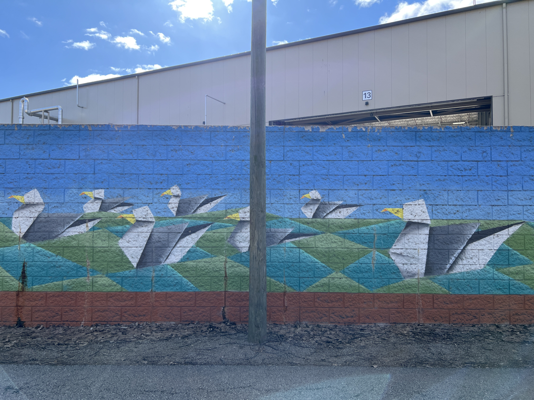 Paper Wings Mural 6