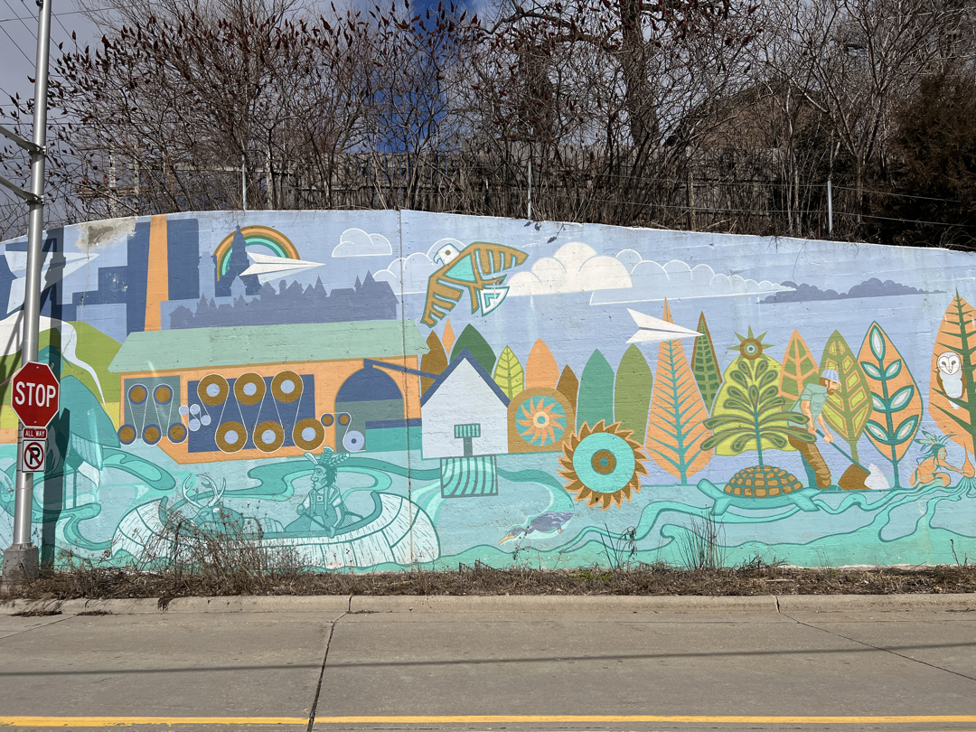 Water Street mural 2