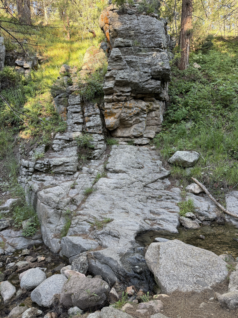 Tumbling water