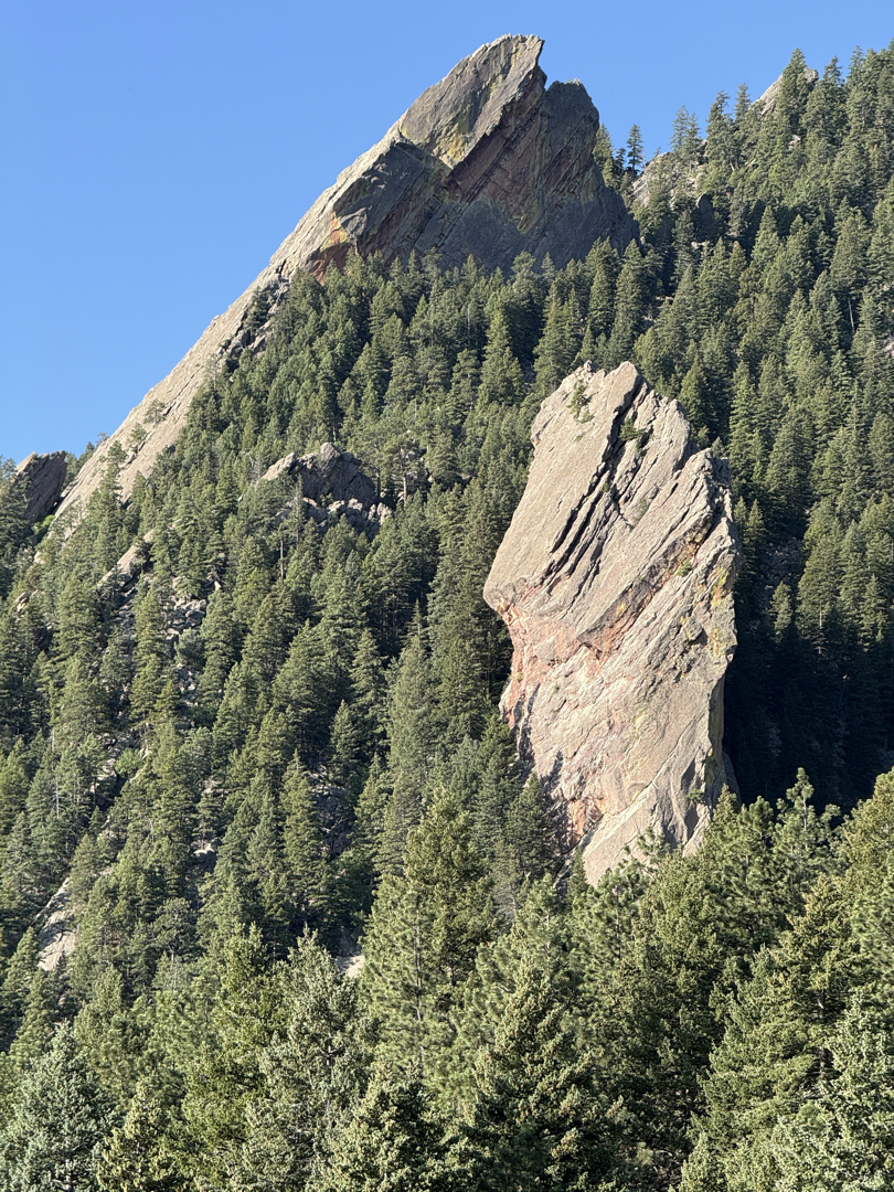 Flatirons from the NCAR Trail