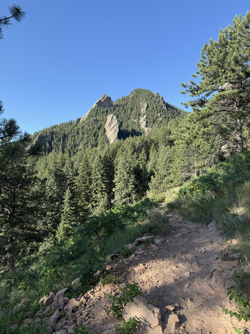 NCAR Trail and Flatirons