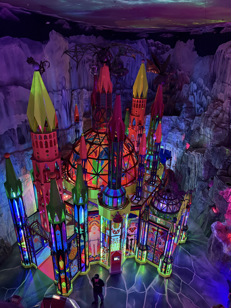Looking down on the Kaleidogothic Cathedral