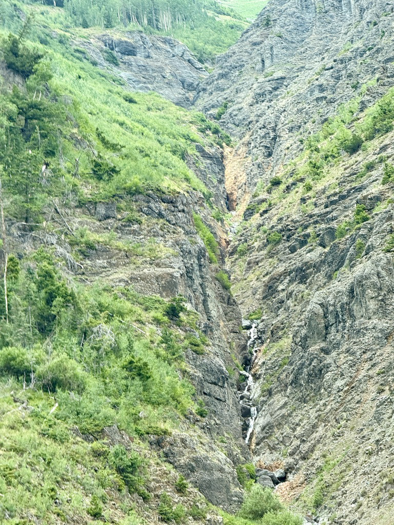 Waterfall along the highway