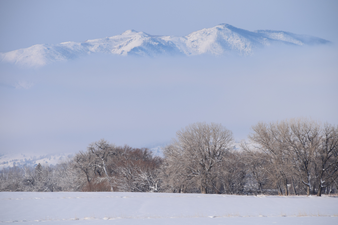 Mountains in the sky